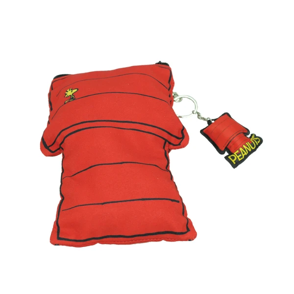BACK ME UP TRIANGULAR PENCIL CASE PEANUTS SNOOPY RED