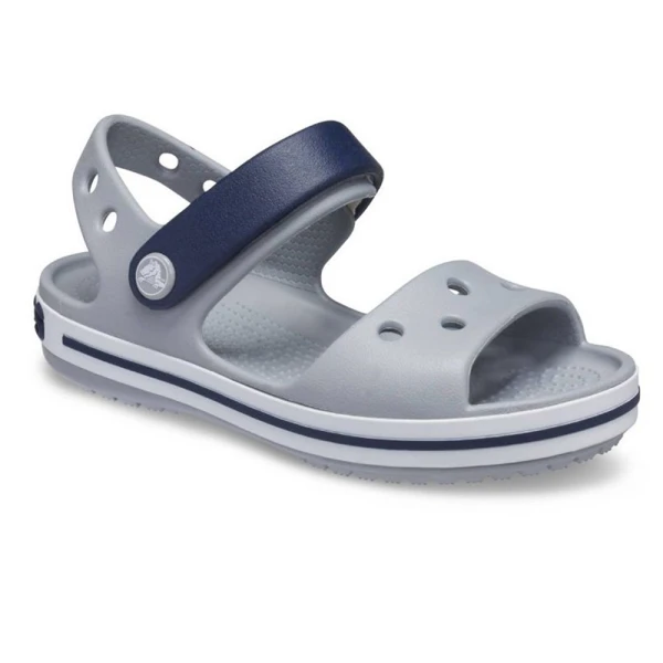 CROCS ΣΑΝΔΑΛΙΑ CROCBAND KIDS LIGHT GREY-NAVY