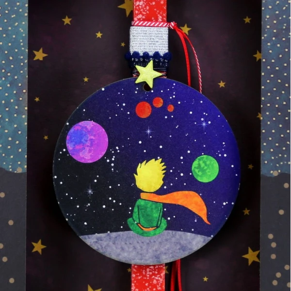 SYNCHRONIA HANDMADE CANDLE 30 cm DREAMING RED