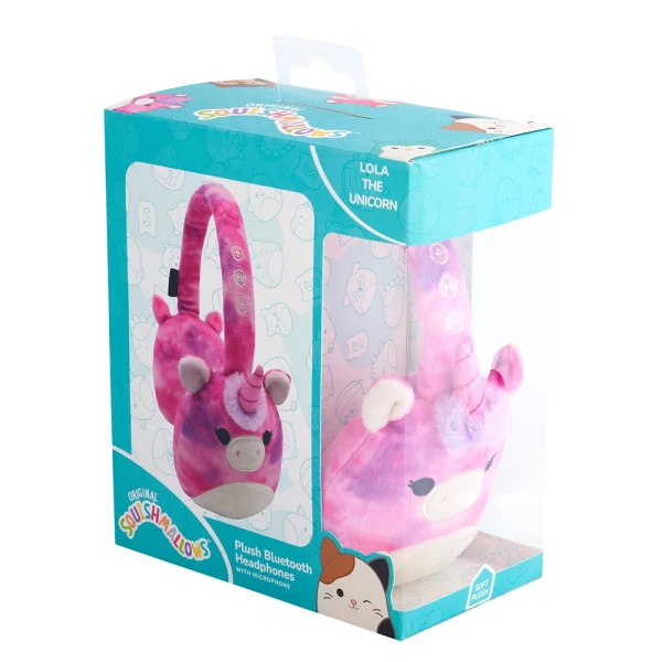 SQUISHMALLOWS ΛΟΥΤΡΙΝΑ ΑΚΟΥΣΤΙΚΑ BLUETOOTH - LOLA THE UNICORN