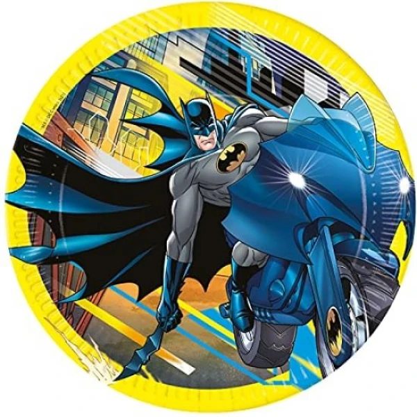 FSC ΧΑΡΤΙΝΑ ΠΙΑΤΑ 23 εκ. NEXT GENERATION BATMAN ROGUE RAGE 8 τεμ.