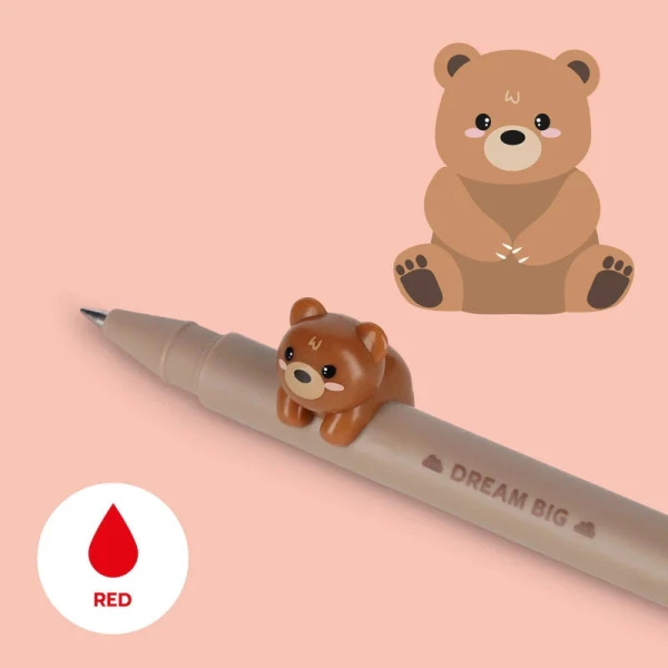 LEGAMI ΣΤΥΛΟ GEL ANIMAL DECORATION LOVE FRIENDS - BEAR
