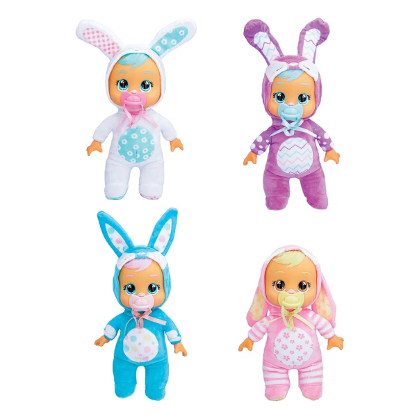 CRY BABIES TINY CUDDLES BUNNIES INTERACTIVE BABY DOLL CRIES REAL TEARS - 4 DESIGNS