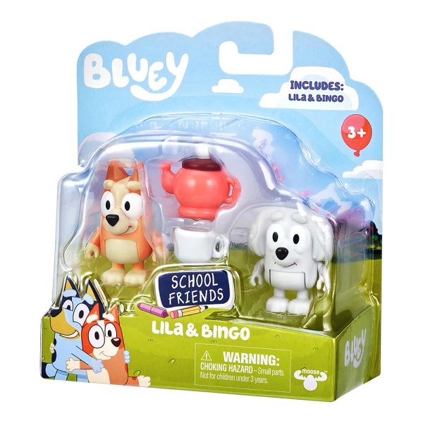 BLUEY - ΣΕΤ 2 ΦΙΓΟΥΡΕΣ 6 εκ. & ΑΞΕΣΟΥΑΡ - BINGO & LILA