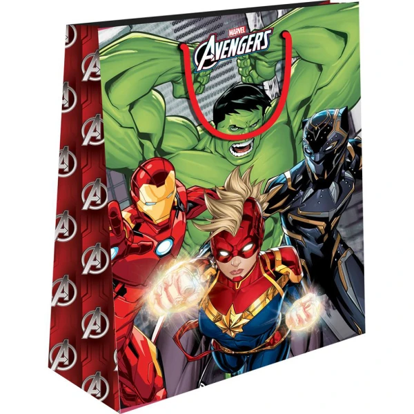 PAPER GIFT BAG 33X12X45 cm AVENGERS - 2 DESIGNS