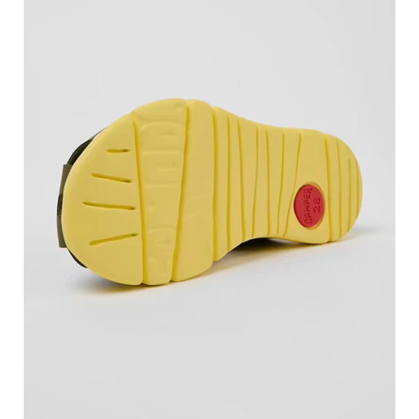 CAMPER KIDS SANDALS BOY ORUGA YELLOW-GREEN