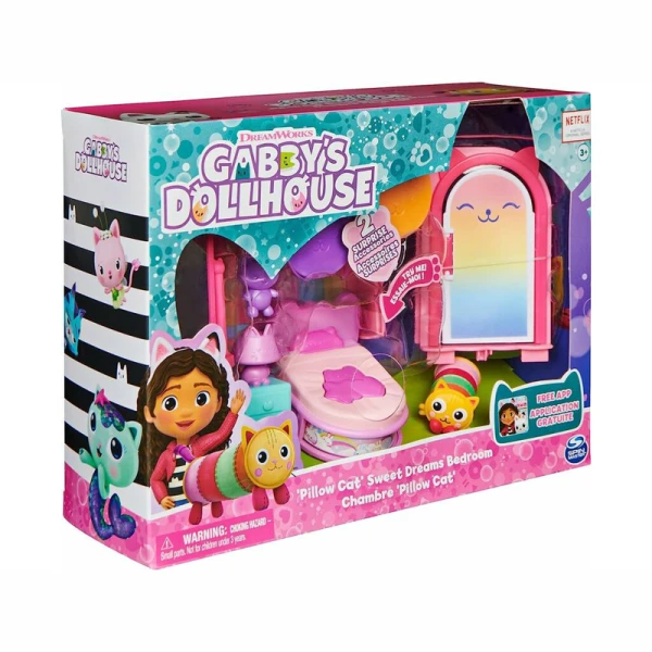 GABBY\'S DOLLHOUSE MINI SET DOLLHOUSE ROOMS - BEDROOM