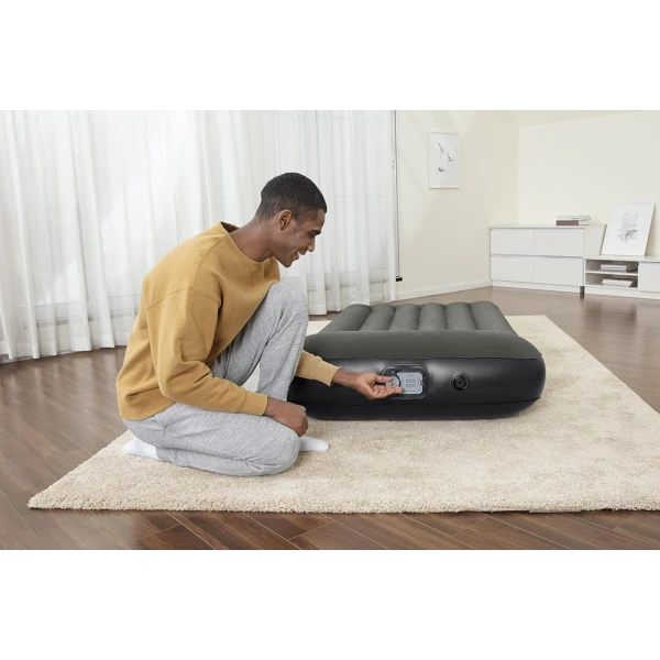 BESTWAY INFLATABLE AIRBED 188Χ99Χ30 cm BATTERY BUILT-IN PUMP