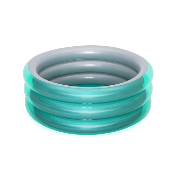 BESTWAY 150Χ53 cm BIG METALLIC 3-RINGS POOL