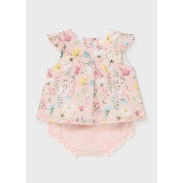 MAYORAL SET SHORT PANTS KNITTED PINK