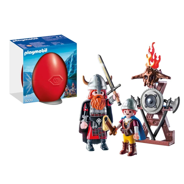PLAYMOBIL ΠΑΣΧΑΛΙΝΗ ΕΚΠΛΗΞΗ - HISTORY ΒΙΚΙΝΓΚ ΜΕ ΠΑΙΔΑΚΙ ΚΑΙ ΟΠΛΑ