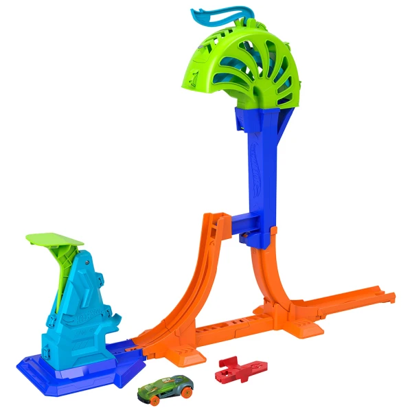 HOT WHEELS STUNT TRACKS POWER LAUNCH CHAMPION