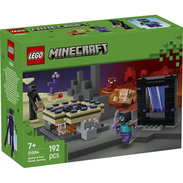 LEGO® MINECRAFT® NETHER & END PORTAL JOURNEY