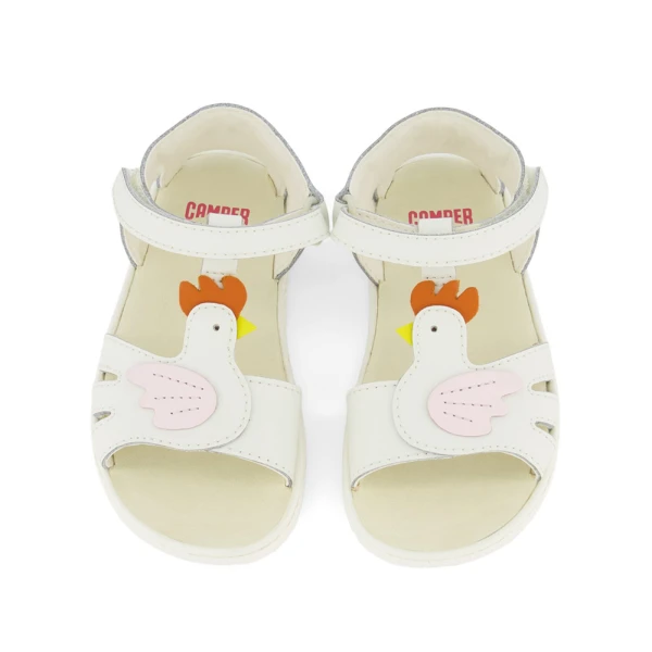 CAMPER KIDS GIRL SANDALS MIKO WHITE
