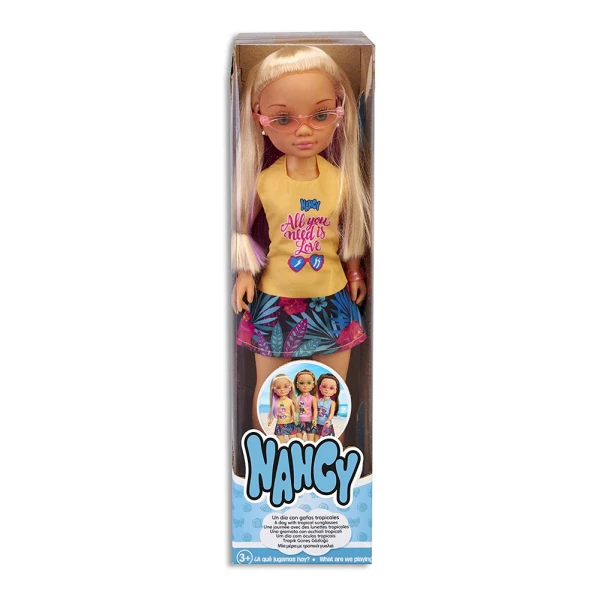 DOLL NANCY 43 cm A DAY WITH TROPIC GLASSES - 3 DESIGNS