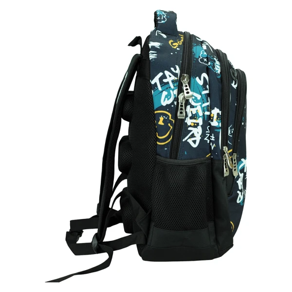 BACK ME UP OVAL BACKPACK NO FEAR WEIRD