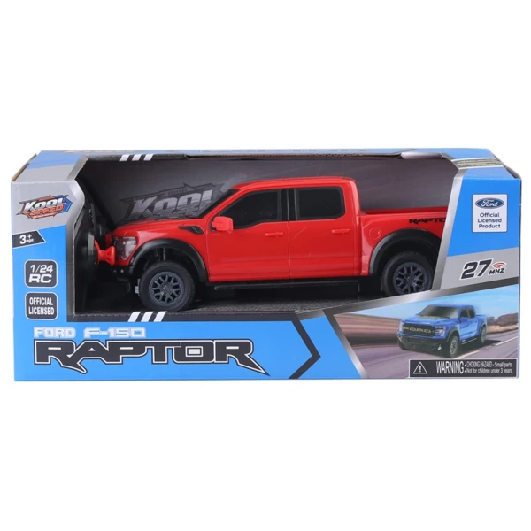 LICENSING CARS RC CAR 1:24 FORD F-150 RAPTOR - 2 COLOURS