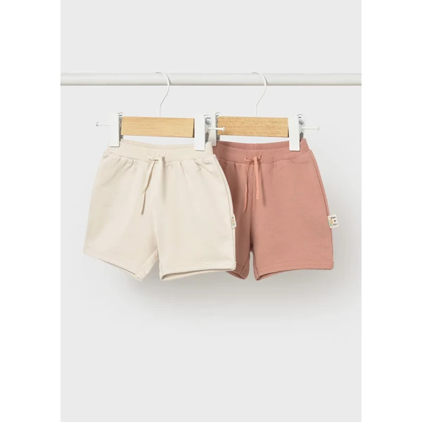 MAYORAL SET 2 PANTS SHORT SOFT ORANGE