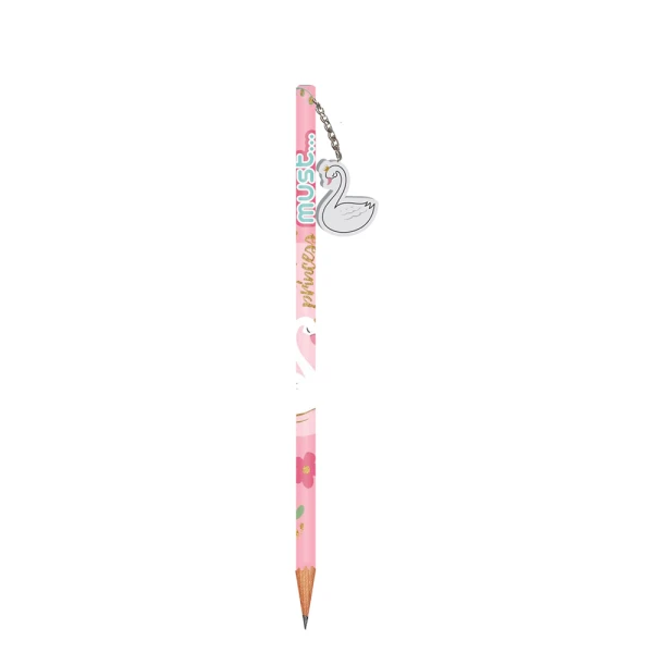 MUST PENCIL WITH ERASER SWAN & OCTOPUS - 2 DESIGNS