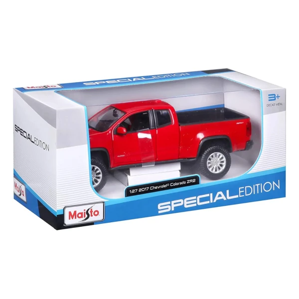 MAISTO 1:27 SPECIAL EDITION 2017 CHEVROLET COLORADO ZR2 RED