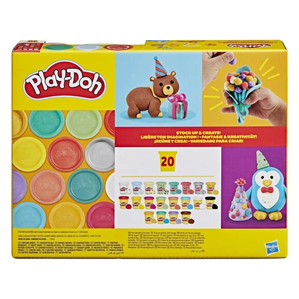 PLAY-DOH CREATE AND CELEBRATE 20 PACK