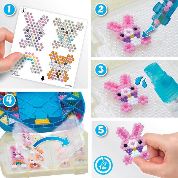 AQUABEADS ΜΟΔΑΤΗ ΤΣΑΝΤΑ ΜΕ ΧΑΝΤΡΕΣ ΓΙΑ ΠΡΩΤΑΚΙΑ