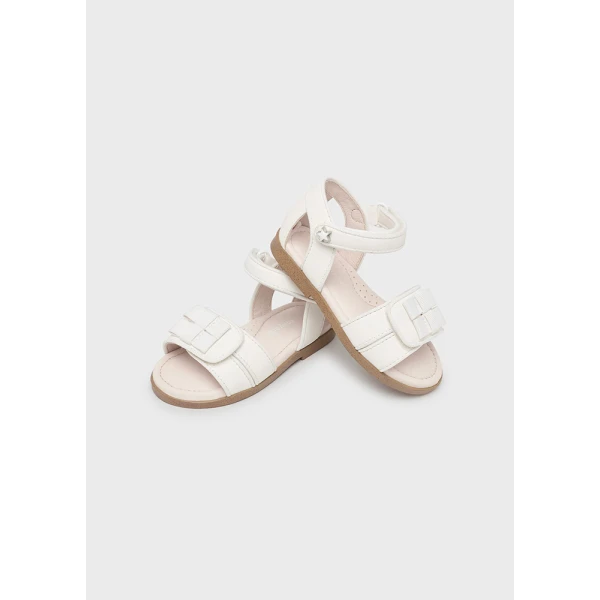 MAYORAL SANDALS RIBBONS WHITE