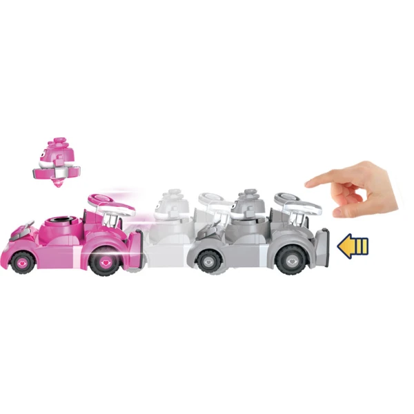 SUPER WINGS SUPER PET FREE WHEEL - SPINNING DIZZY & VEHICLE