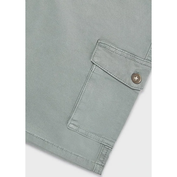 MAYORAL BERMUDA PANTS CARGO LIGHT GREEN