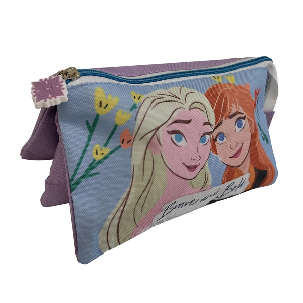 TRIPLE PENCIL CASE 21Χ11X3.5 cm FROZEN