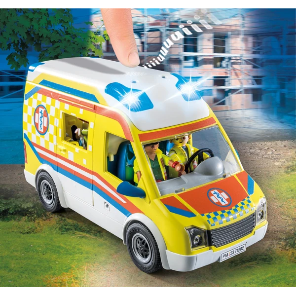 PLAYMOBIL CITY LIFE AMBULANCE WITH RESCUERS