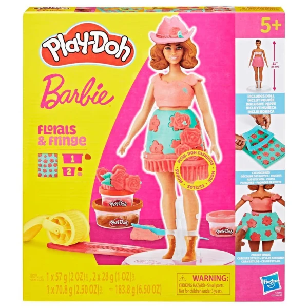 PLAY-DOH BARBIE FLORALS AND FRINGE