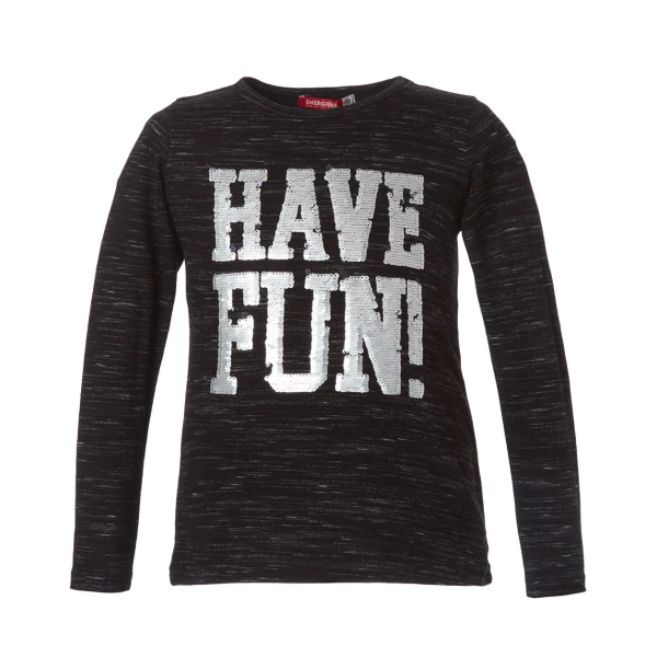 ENERGIERS GIRL BLOUSE BLACK