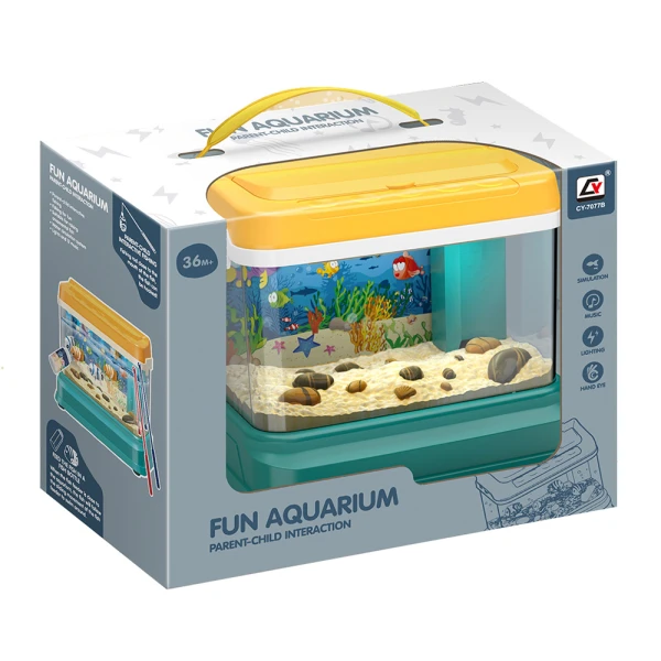 FISHING GAME AQUARIUM WITH MUSIC AND LIGHT