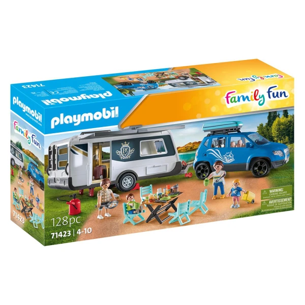 PLAYMOBIL FAMILY FUN ΟΙΚΟΓΕΝΕΙΑΚΕΣ ΔΙΑΚΟΠΕΣ ΜΕ ΡΥΜΟΥΛΚΟΥΜΕΝΟ ΤΡΟΧΟΣΠΙΤΟ