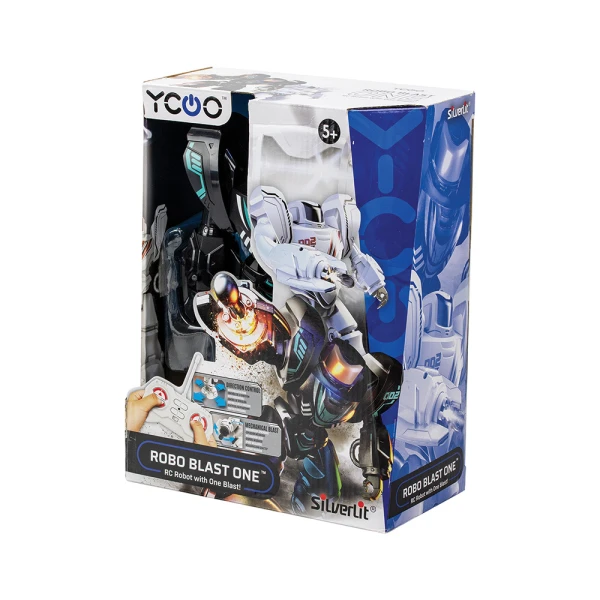 SILVERLIT YCOO ROBO BLAST ONE REMOTE CONTROL ROBOT WHITE FOR AGES 5+