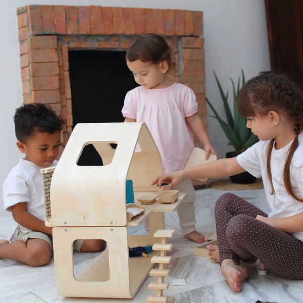 PLAN TOYS ΜΟΝΤΕΡΝΟ ΕΠΙΠΛΩΜΕΝΟ ΚΟΥΚΛΟΣΠΙΤΟ 
