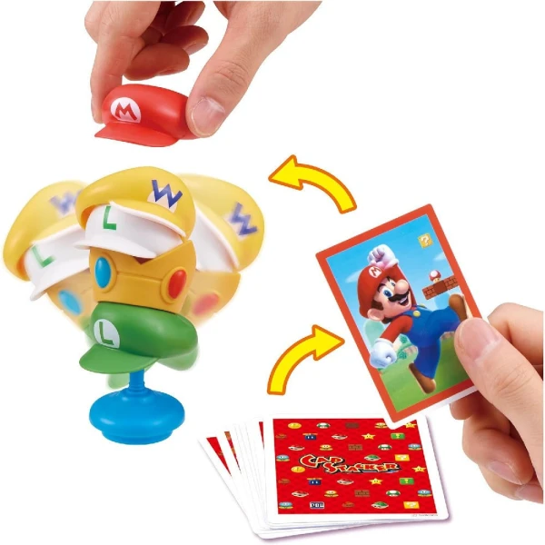 SUPER MARIO ΠΑΙΧΝΙΔΙ ΙΣΟΡΡΟΠΙΑΣ CAP STACKER