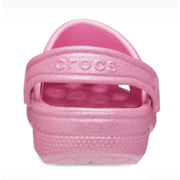 CROCS CLASSIC GLITTER CLOG T PINK TWEED GLITTER