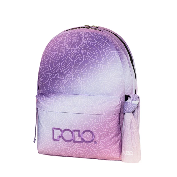 POLO 2026 BACKPACK ORIGINAL DOUBLE SCARF GRADIENT PURPLE-PINK