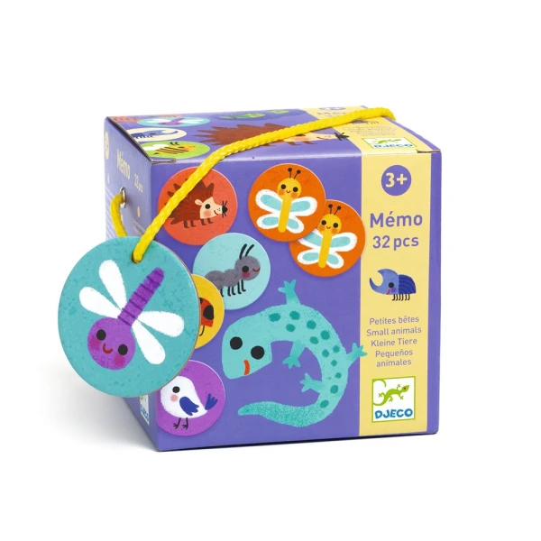 DJECO MEMO LITTLE ANIMALS CUBE PACK