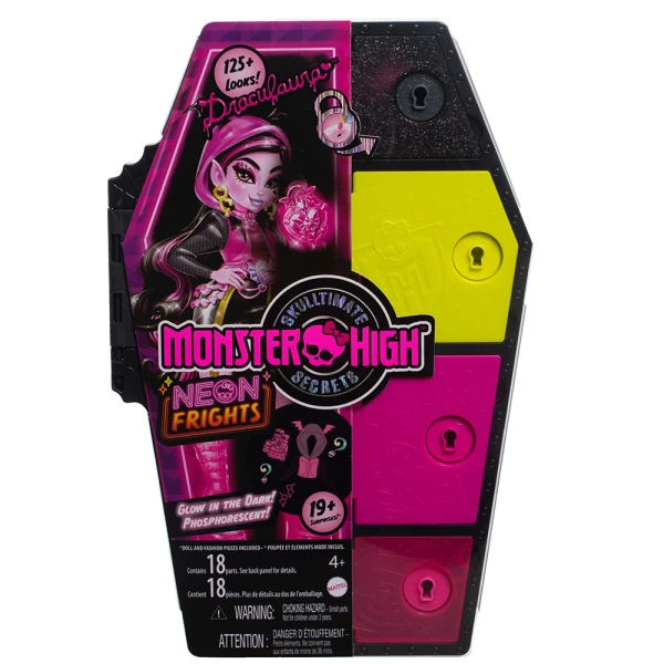 MONSTER HIGH NEON FRIGHTS ΚΟΥΚΛΑ DRACULAURA