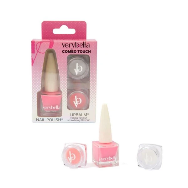 VERY BELLA COMBO TOUCH ΒΕΡΝΙΚΙ ΝΥΧΙΩΝ ΚΑΙ LIP BALM