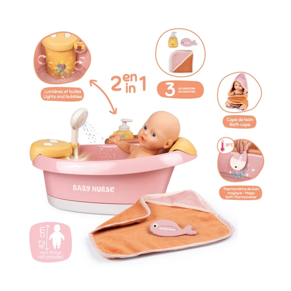 SMOBY BABY NURSE ΜΠΑΝΙΕΡΑ ΚΟΥΚΛΑΣ BALNEO BATH