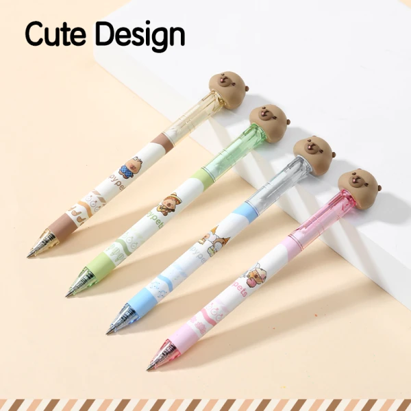 DELI ΣΤΥΛΟ ΜΠΛΕ CAPYBARA 0.5mm - 4 ΣΧΕΔΙΑ