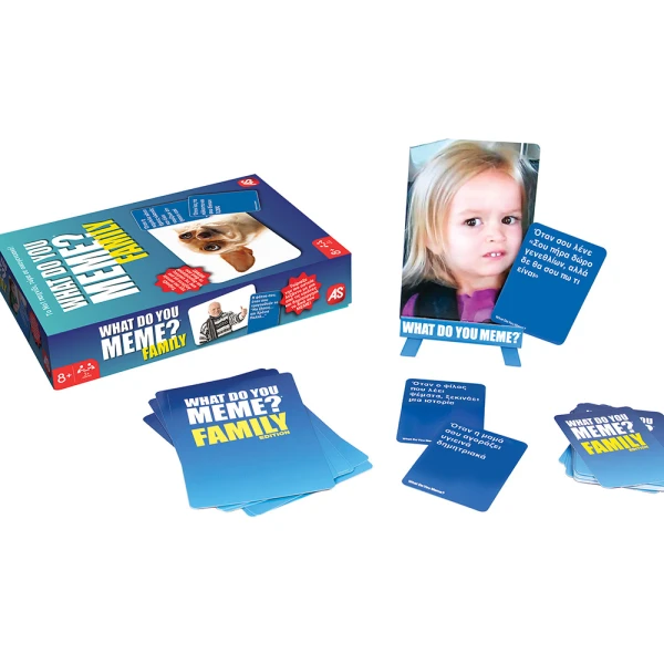 AS GAMES BOARD GAME WHAT DO YOU MEME? FAMILY FOR AGES 8+ AND 3+ PLAYERS