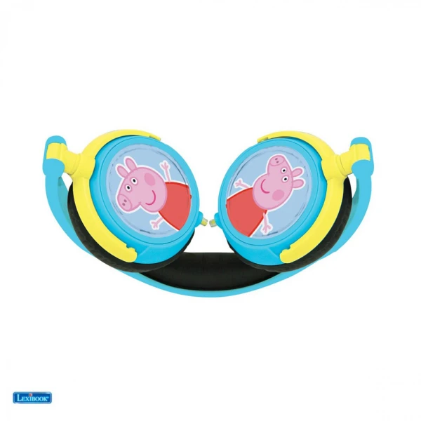 LEXIBOOK PEPPA PIG STEREO ΑΝΑΔΙΠΛΟΥΜΕΝΑ ΑΚΟΥΣΤΙΚΑ ΜΕ ΑΣΦΑΛΗ ΕΝΤΑΣΗ ΓΙΑ ΠΑΙΔΙΑ