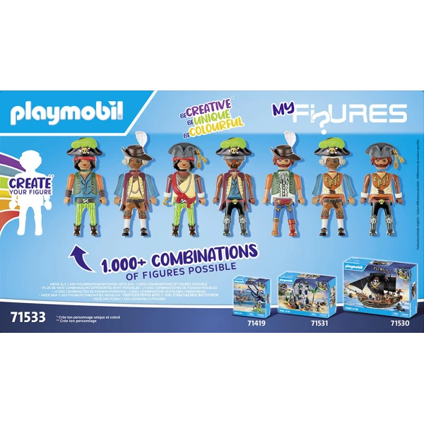 PLAYMOBIL PIRATES MY FIGURES ΠΕΙΡΑΤΕΣ