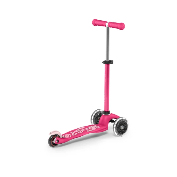 MICRO 3ΤΡΟΧΟ ΠΑΤΙΝΙ MINI MICRO DELUXE GLOW LED FROSTY PINK