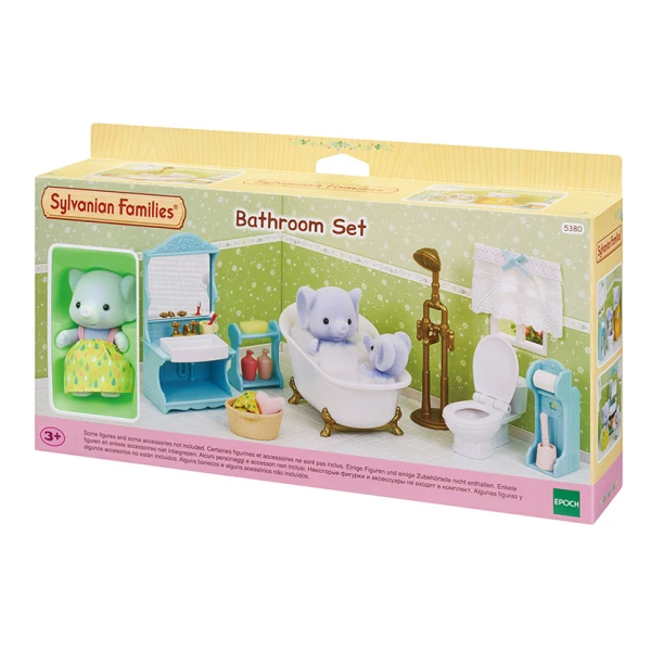 THE SYLVANIAN FAMILIES BATHROOM SET